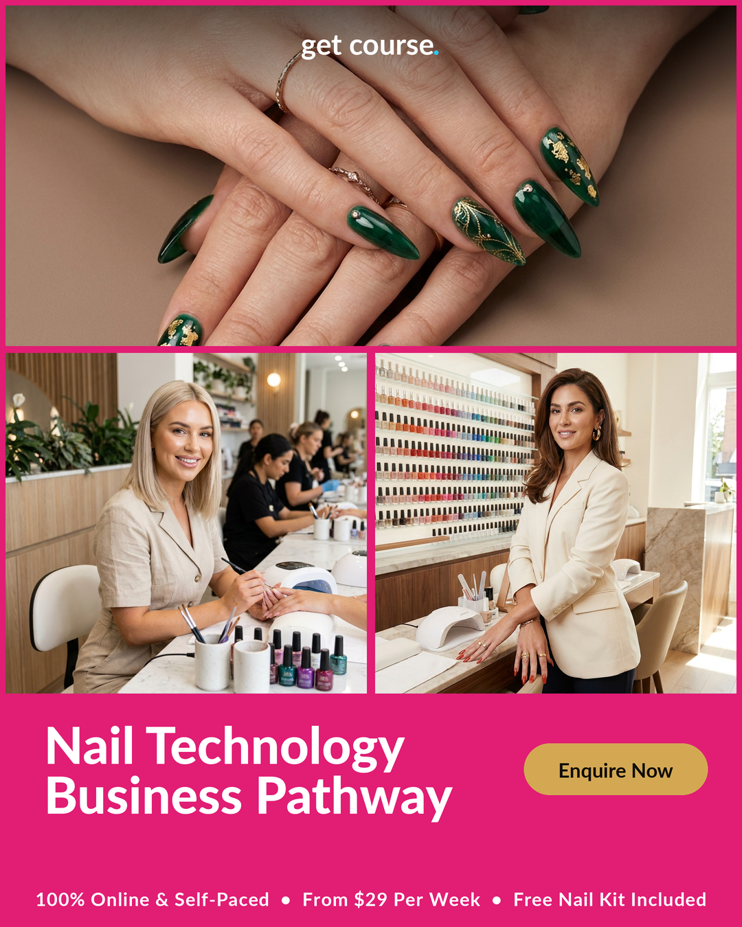 Get Course Co Facebook ad