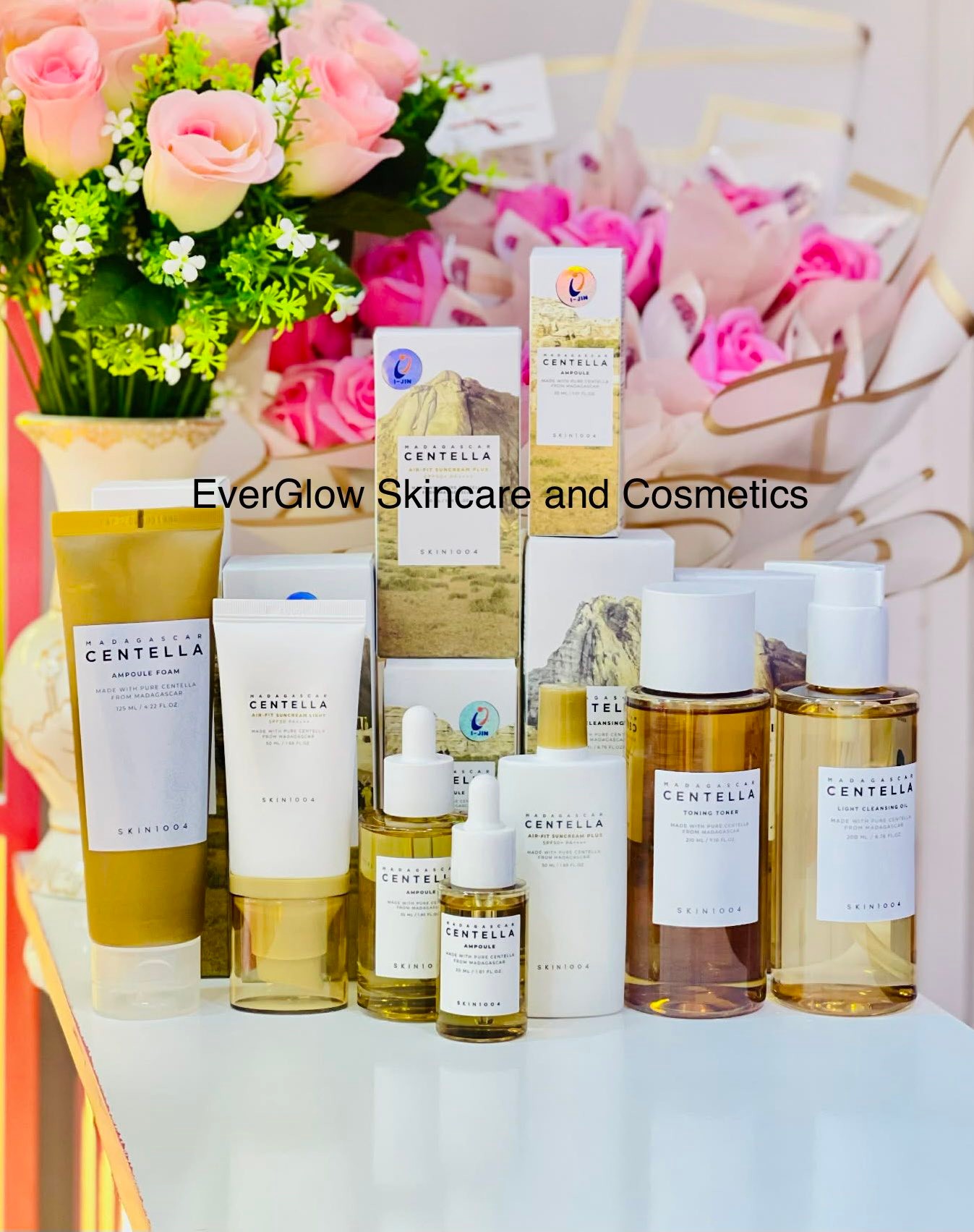 EverGlow Skincare and Cosmetics Shop Facebook ad