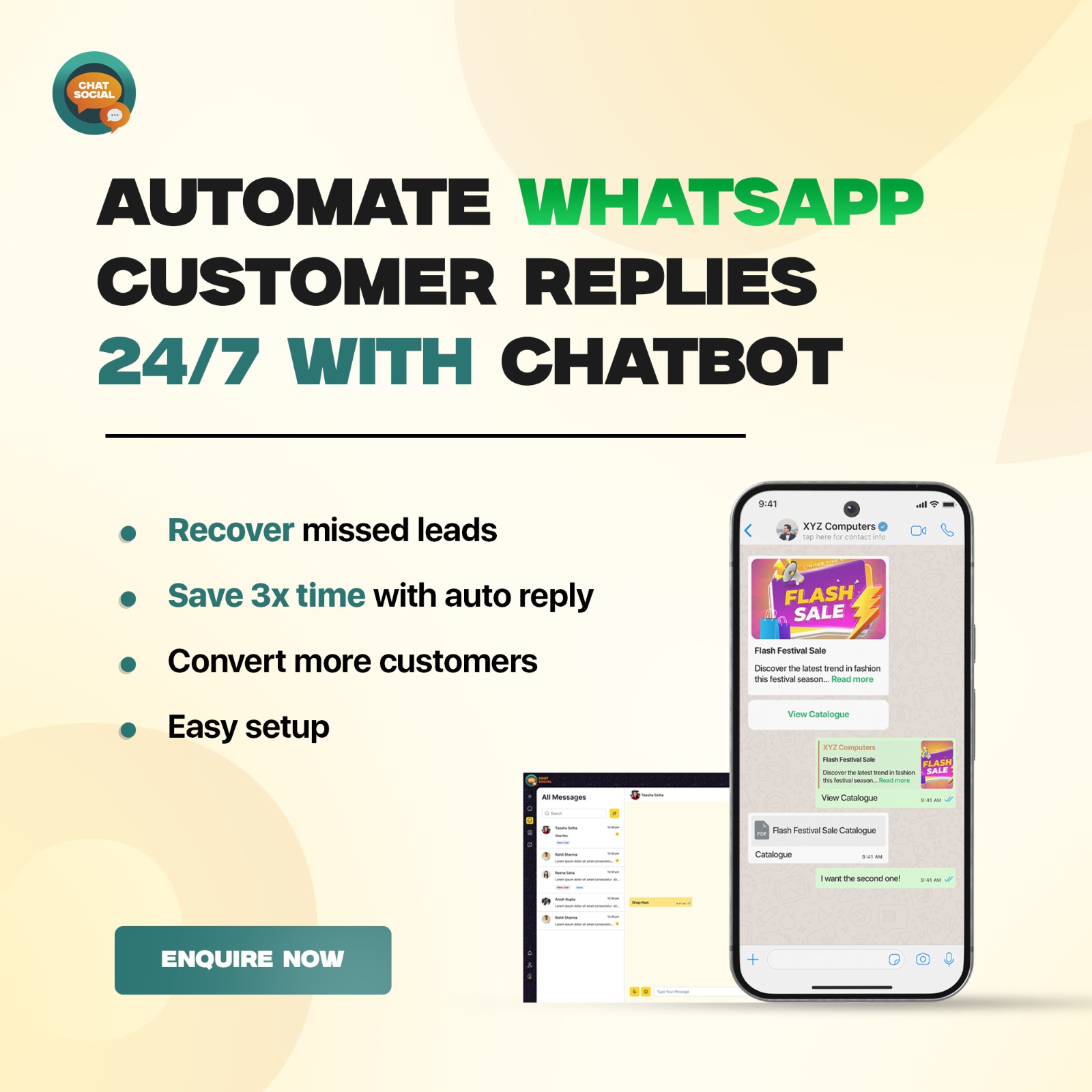 ChatSocial Facebook ad