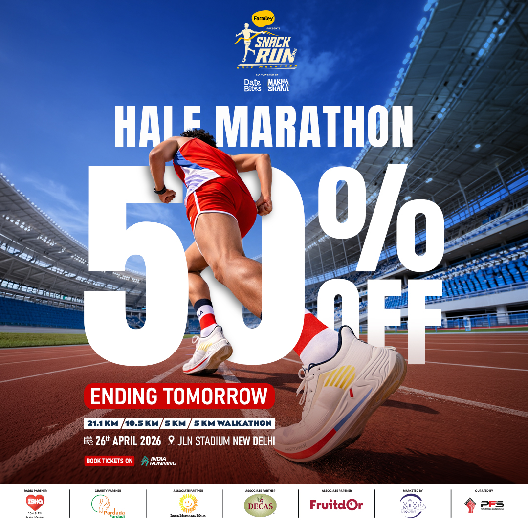 Farmley Snack Run Facebook ad: Hurry! 50% OFF Ending Tomorrow
