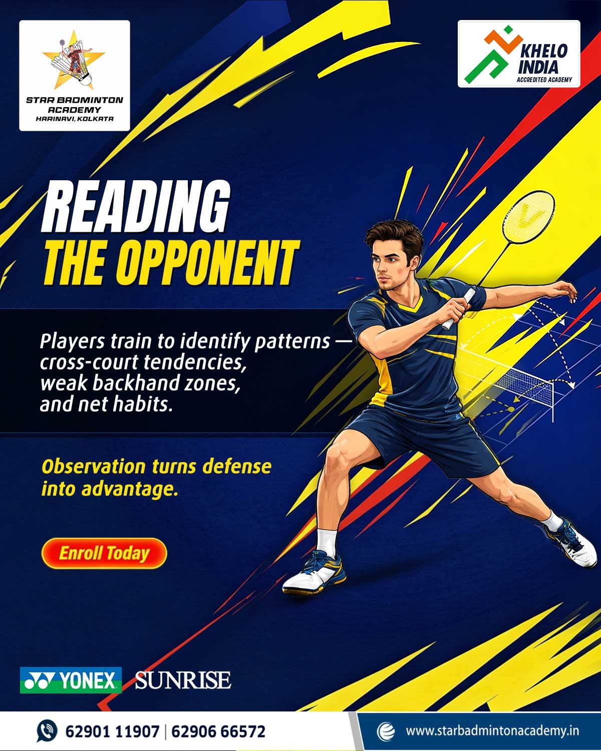 Star Badminton Academy Facebook ad: Want to improve your game or start your…