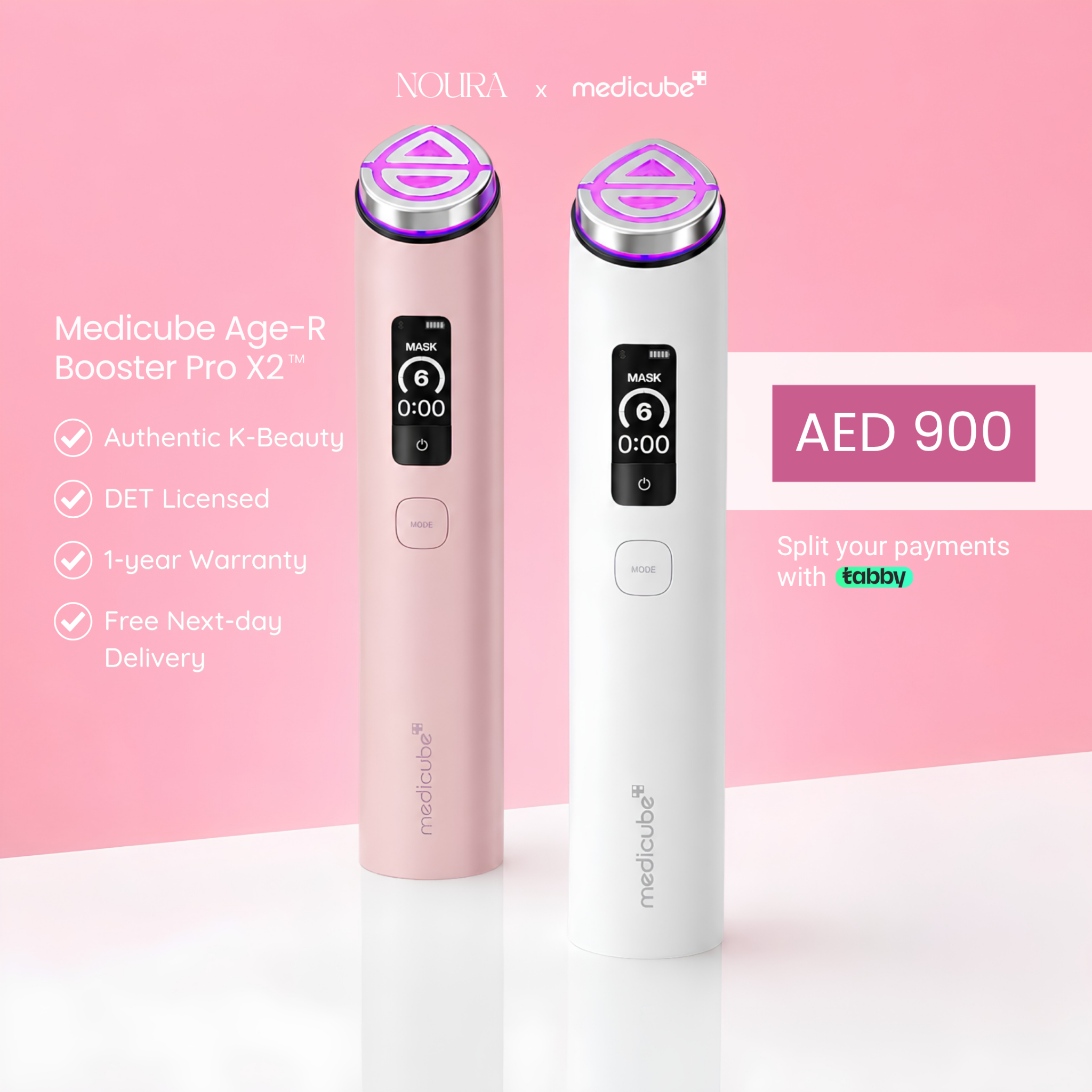 Noura Skincare Arabia Facebook ad: Authentic Medicube in UAE