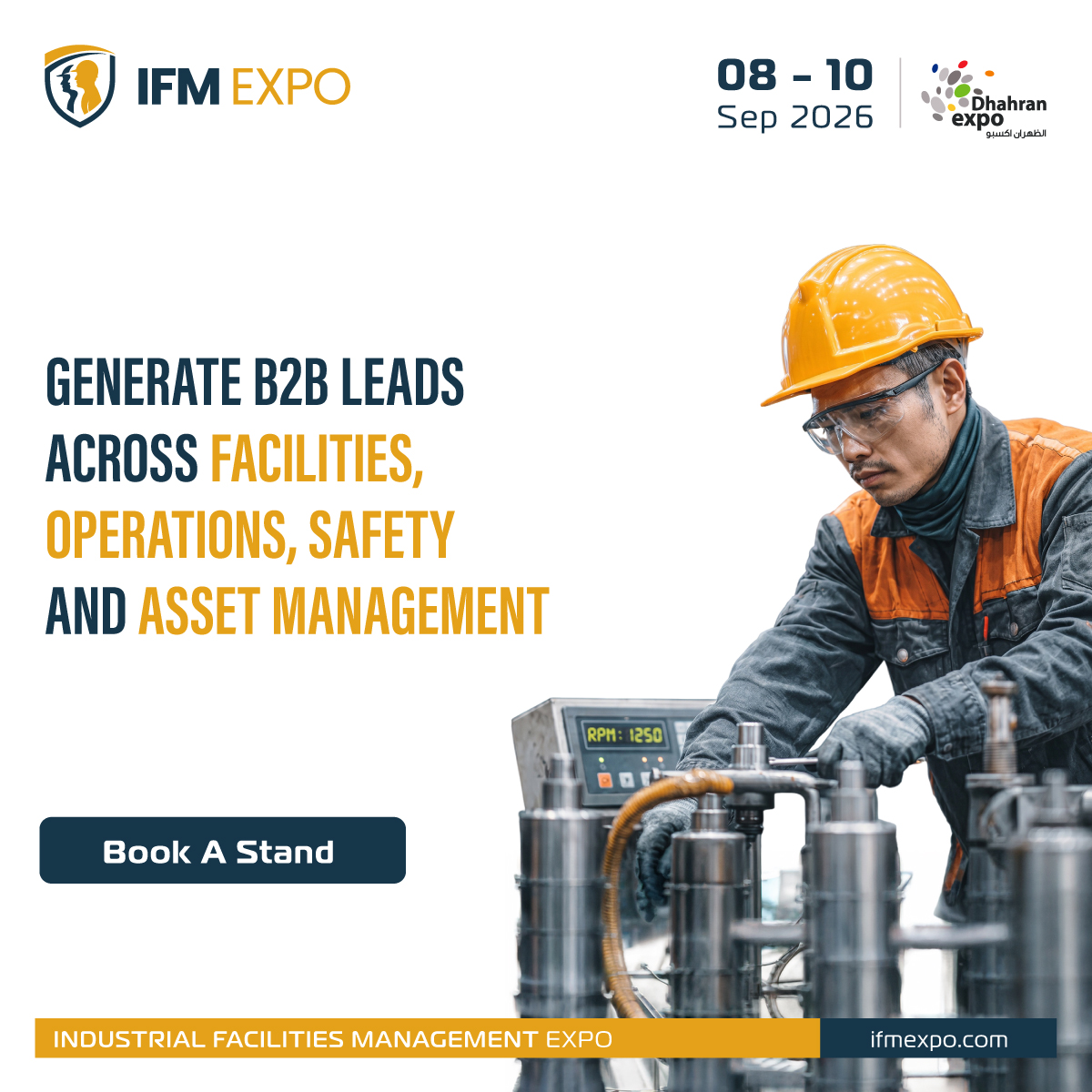 IFM Expo Facebook ad: Book Your Stand
