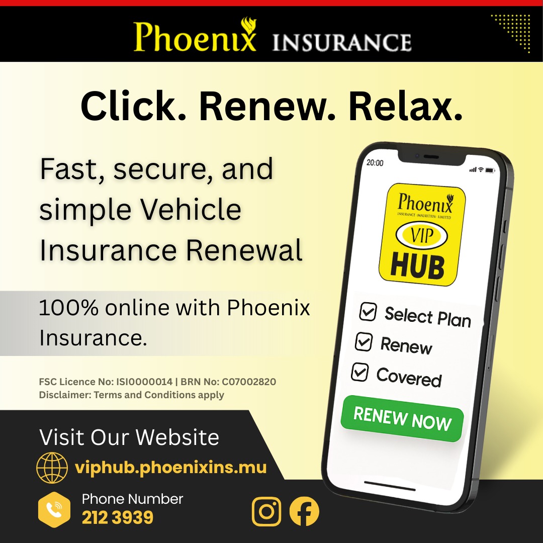 Phoenix Insurance Mauritius Limited Facebook ad