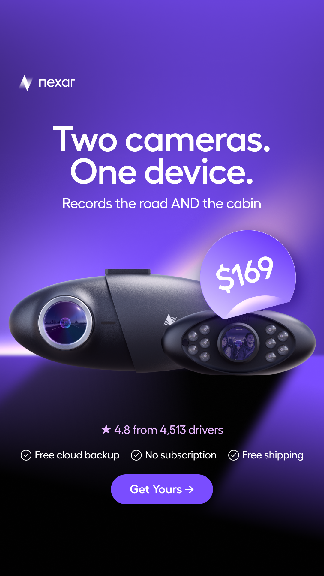 Nexar Facebook ad