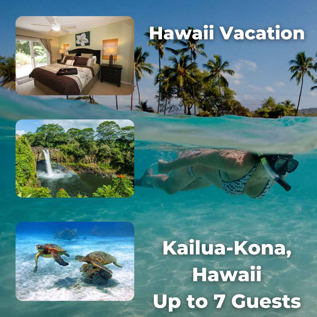 Escape to Big Island Vacations Facebook ad: Hawaii Beach Vacation.
