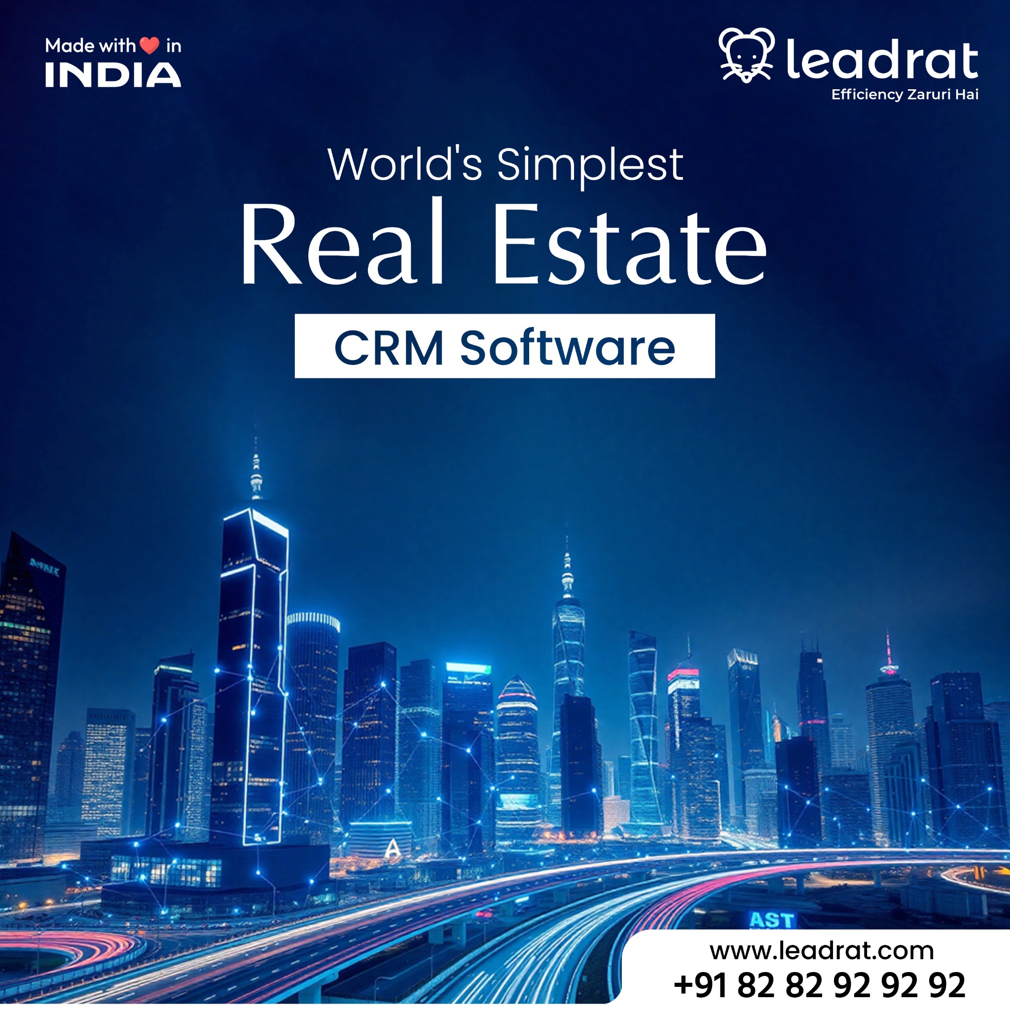 Leadrat CRM - Dubai - India Facebook ad