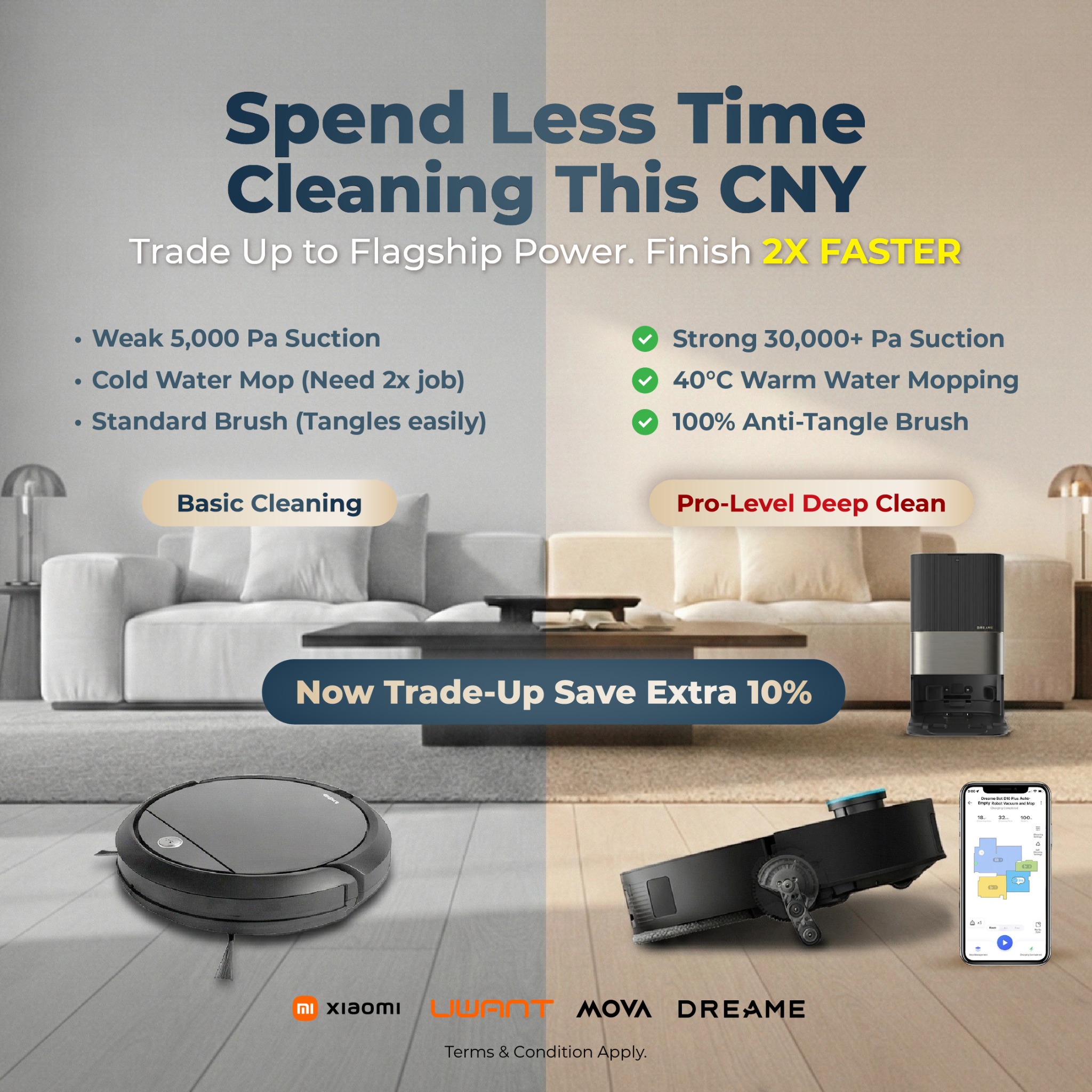 Dasher SG Facebook ad: Still Using Your Old Vacuum? It's Time for An Upgrade