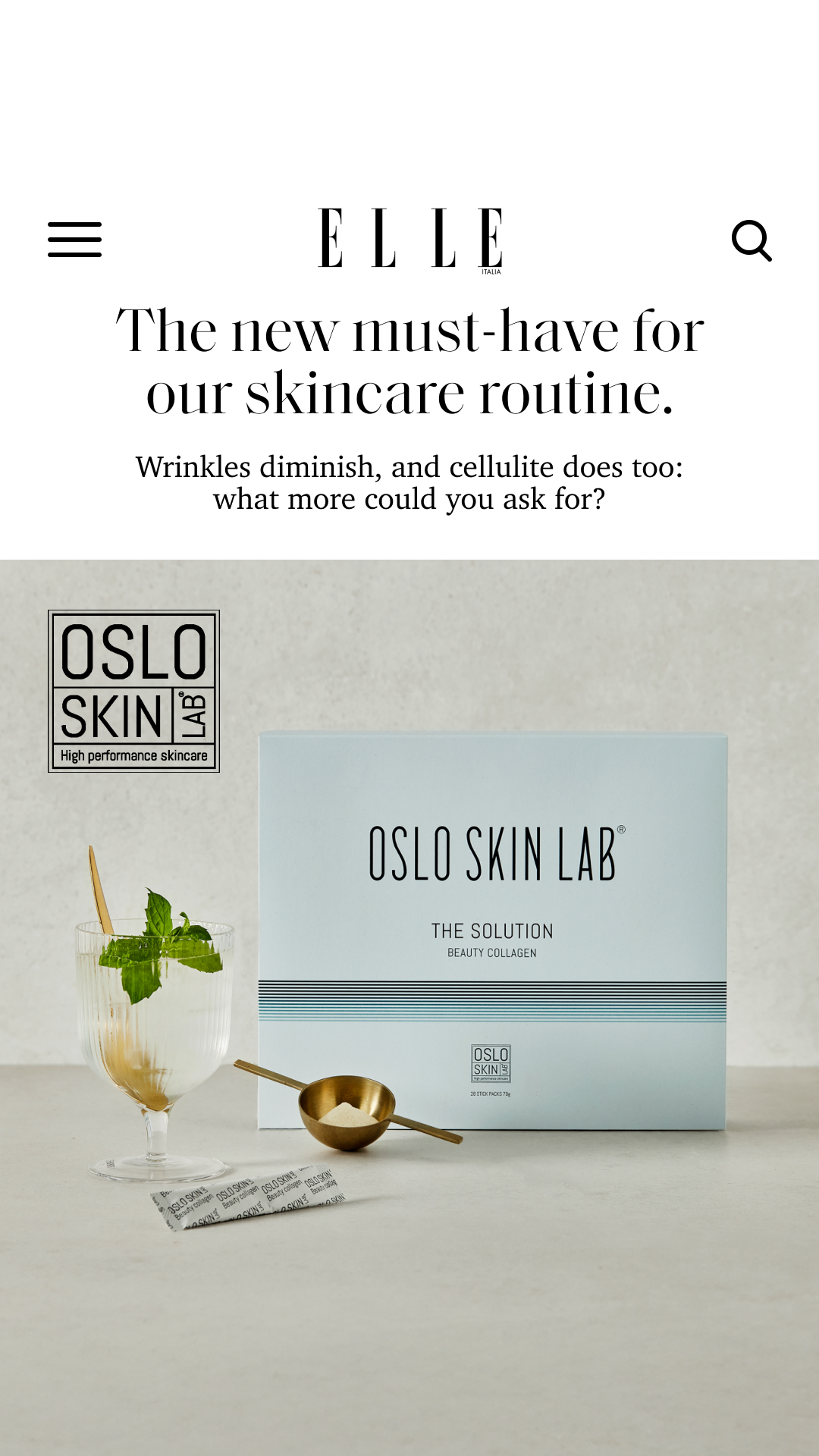 Oslo Skin Lab Facebook ad
