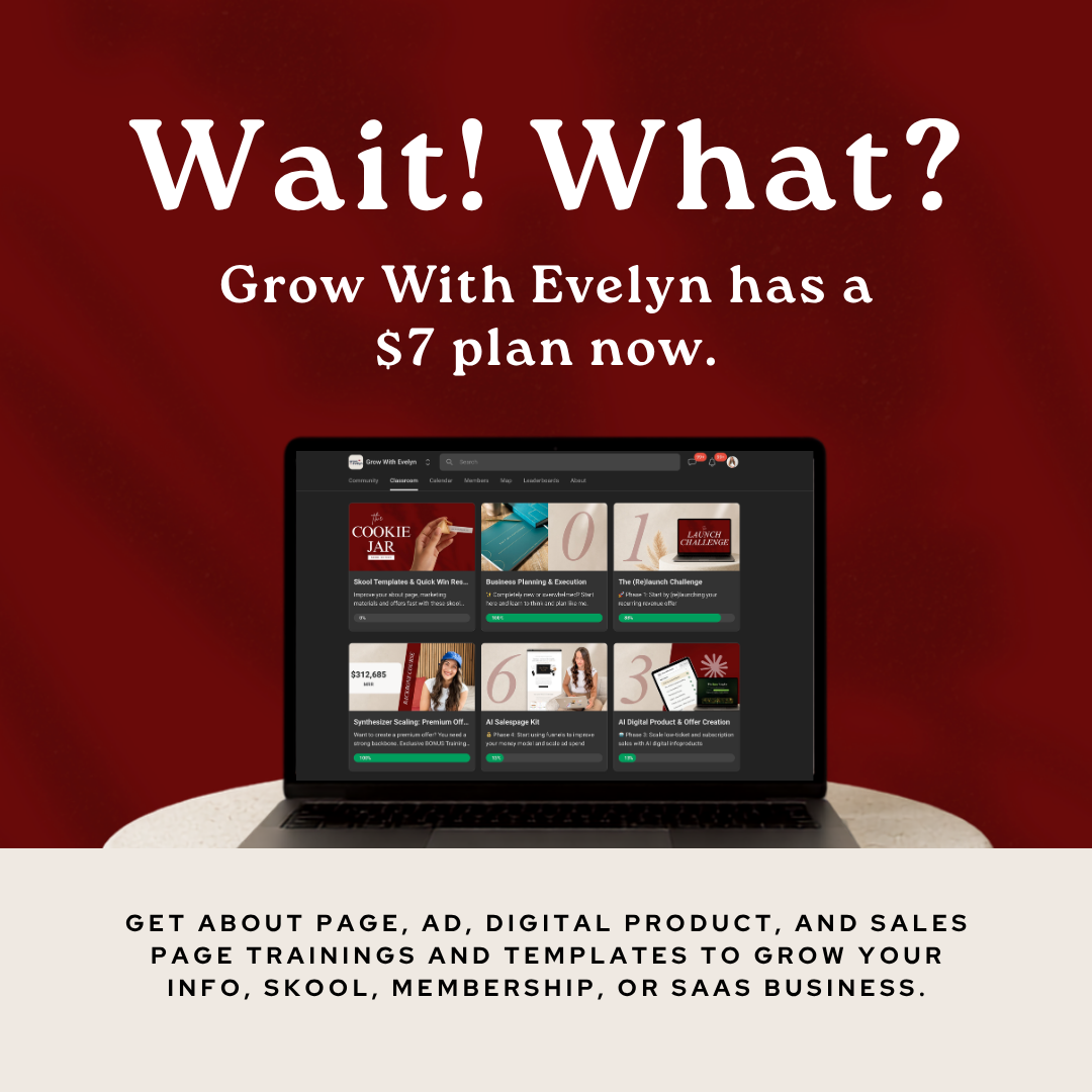Evelyn Weiss Coaching Facebook ad