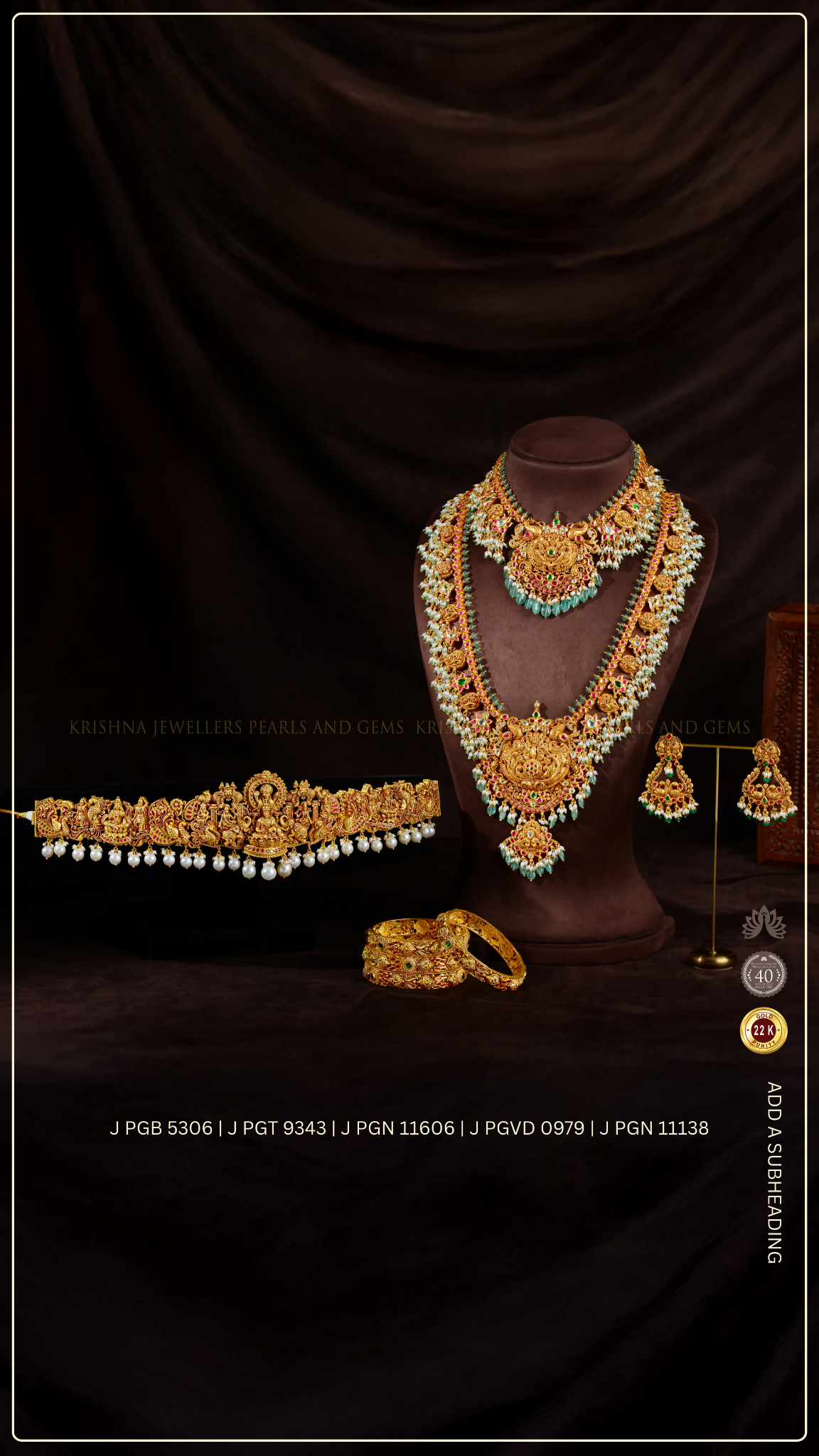 Krishna Jewellers, Pearls & Gems Facebook ad