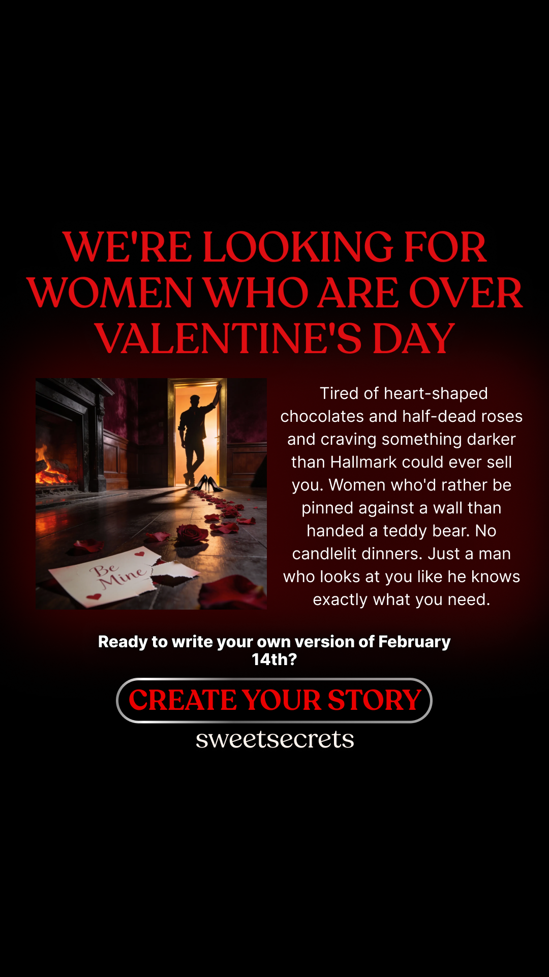 Sweetsecrets Facebook ad