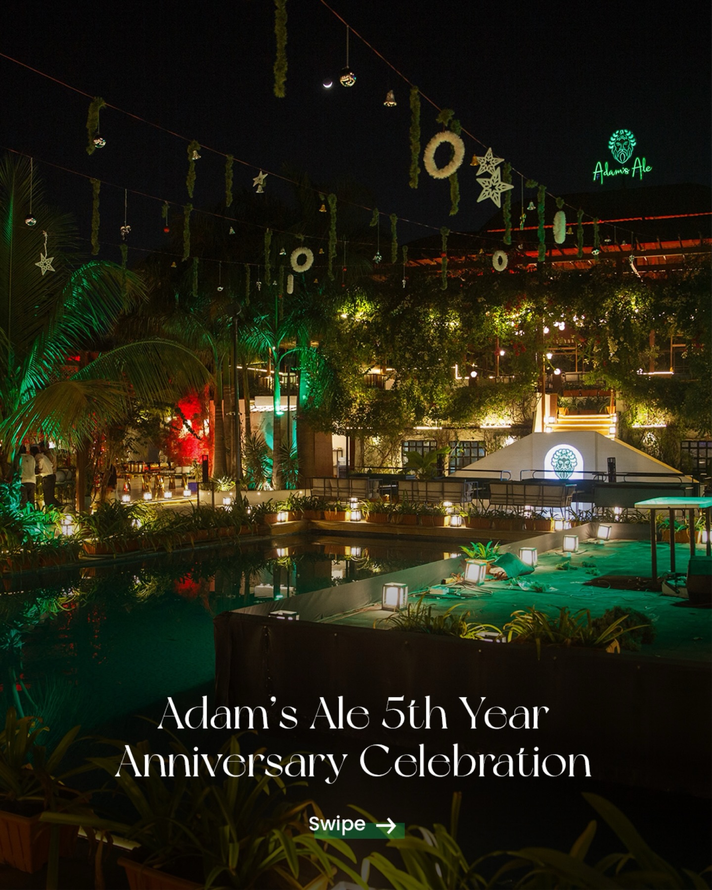 Adam's Ale Facebook ad: The grand celebration of 5th Year Anniversary Celebration…