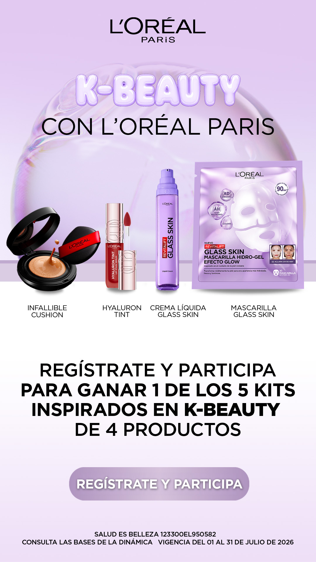 L'Oréal Paris Facebook ad from Jul 8, 2026