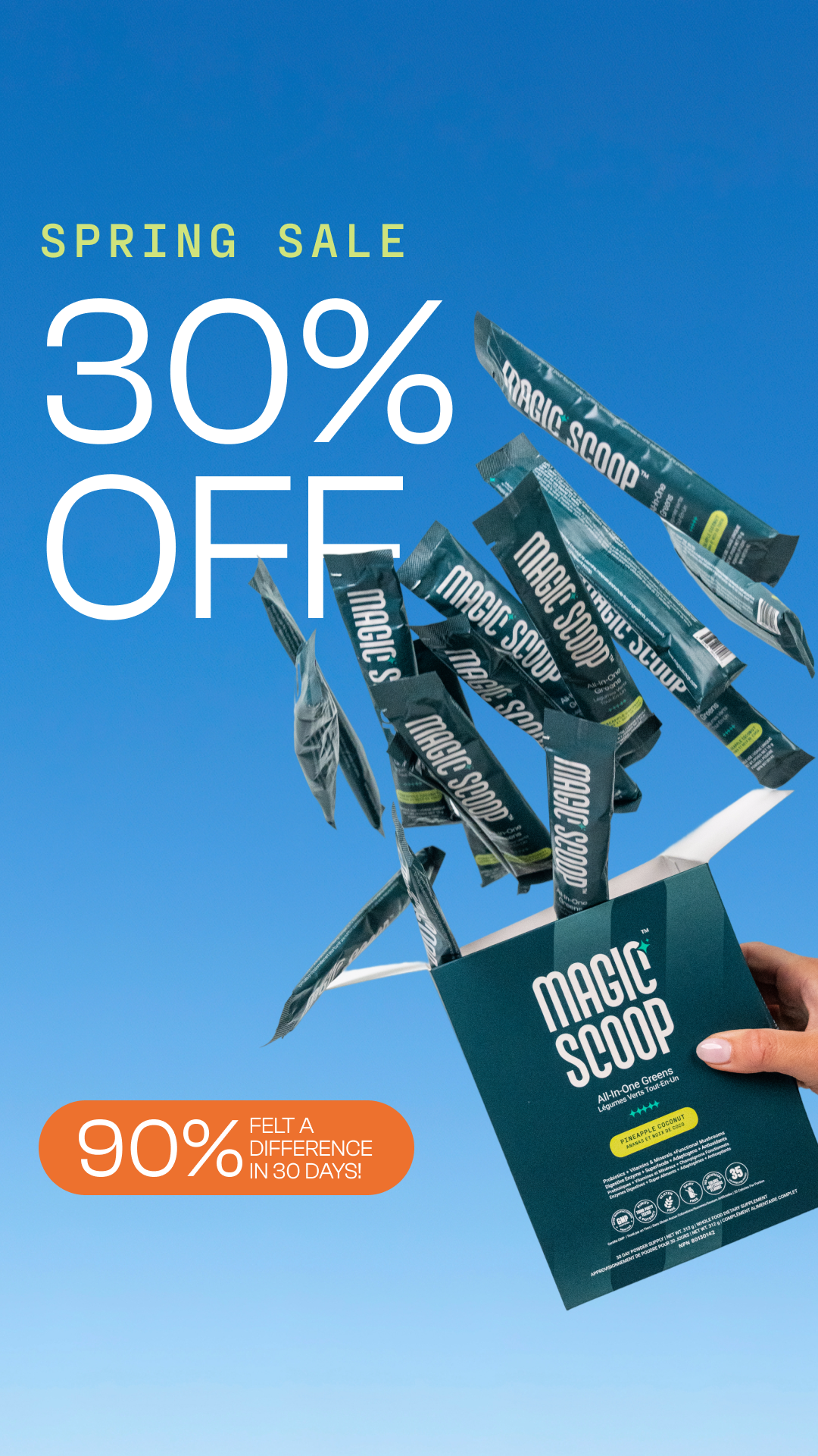 Magic Scoop Facebook ad