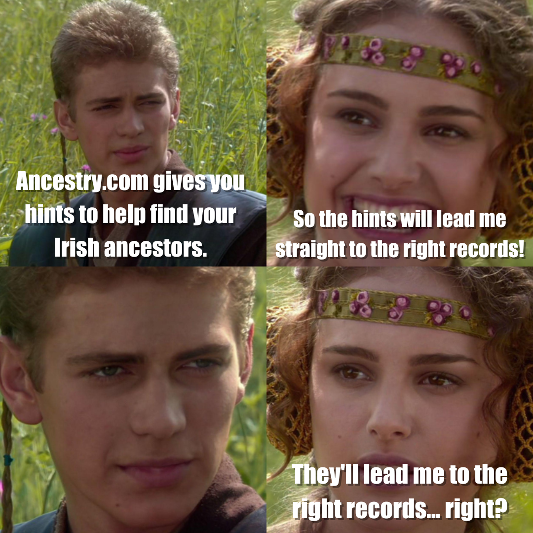 A Letter From Ireland Facebook ad: Clear Irish Genealogy Answers