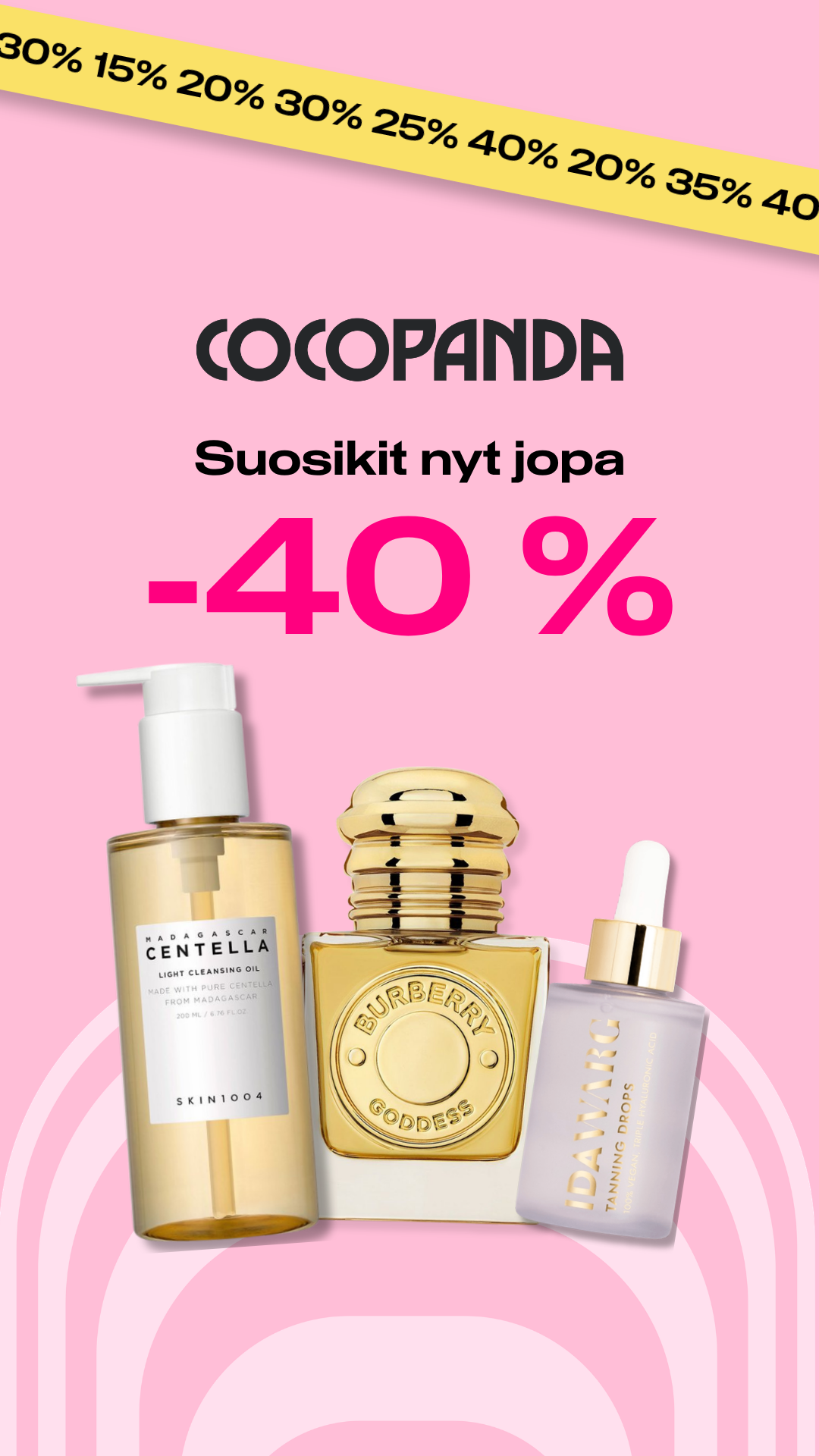 Cocopanda Facebook ad: Ale jopa -40%