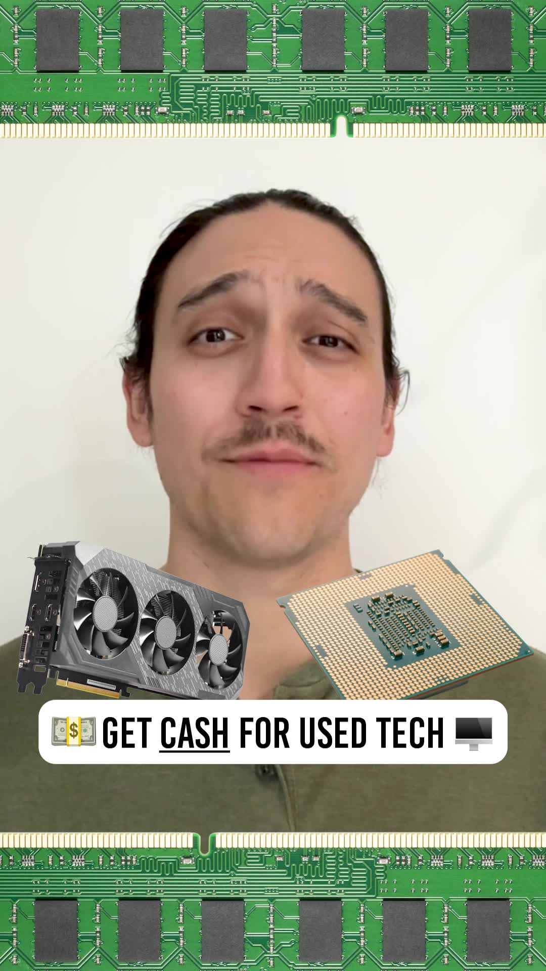 SellGPU.com Facebook ad: Fast, hassle-free and reliable