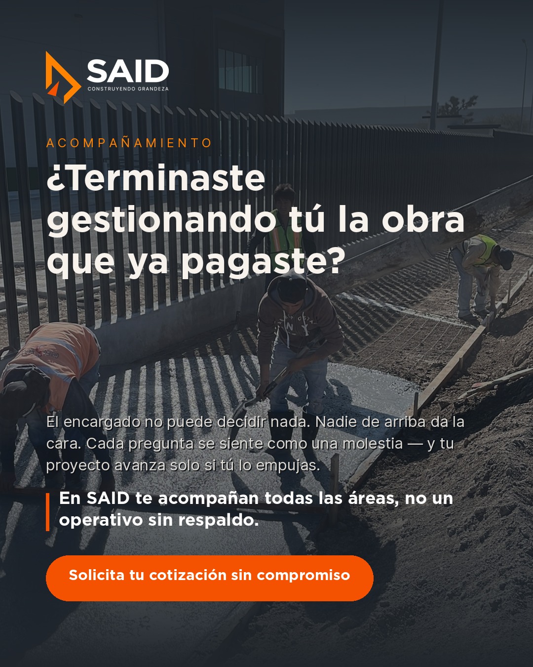 Said Pavimentos y Construcciones Facebook ad: Plan de entrega por fases: los servicios entran en el…