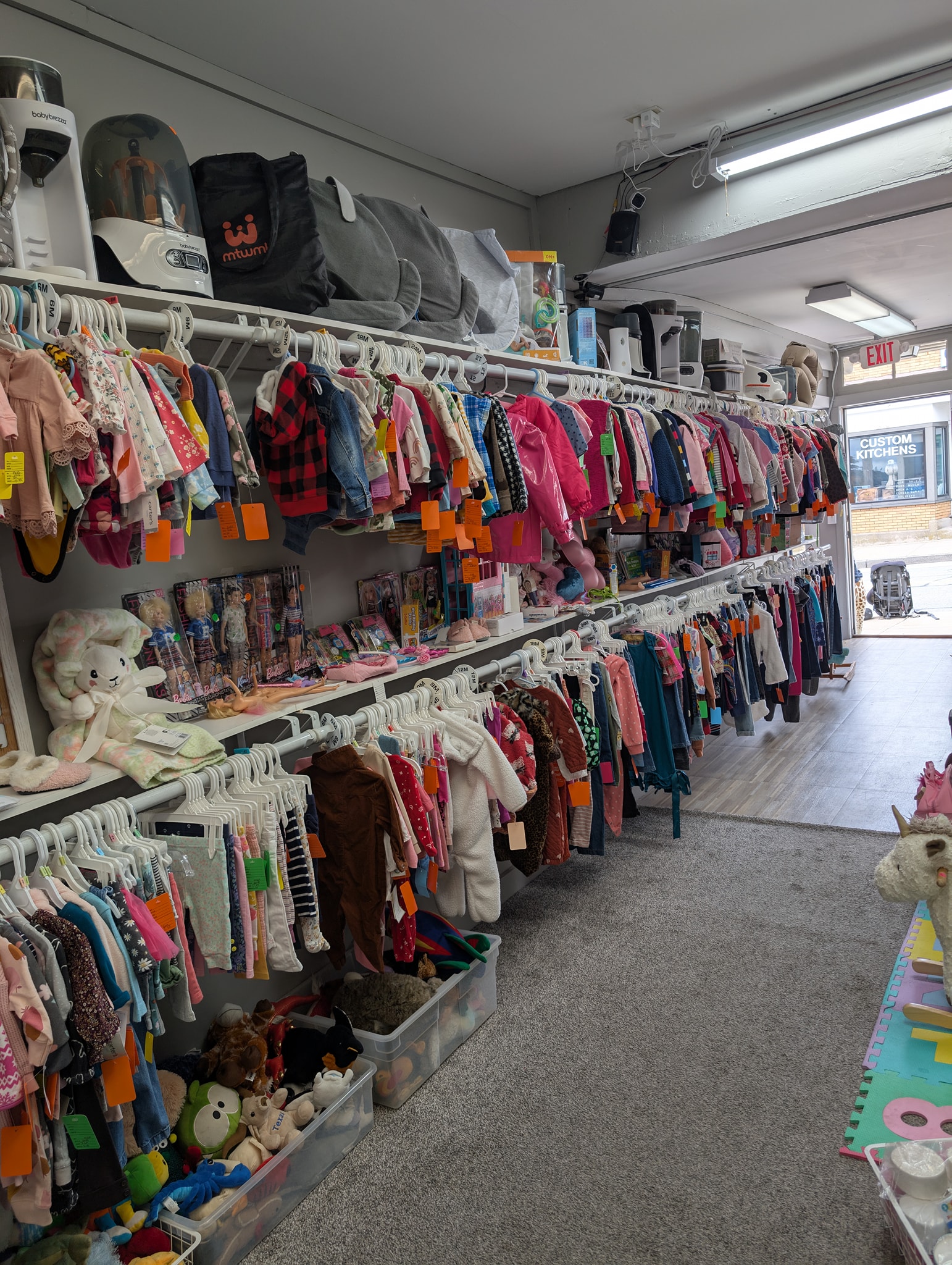 Thrifty Tots Facebook ad: The largest and only Children's Thrift store in…