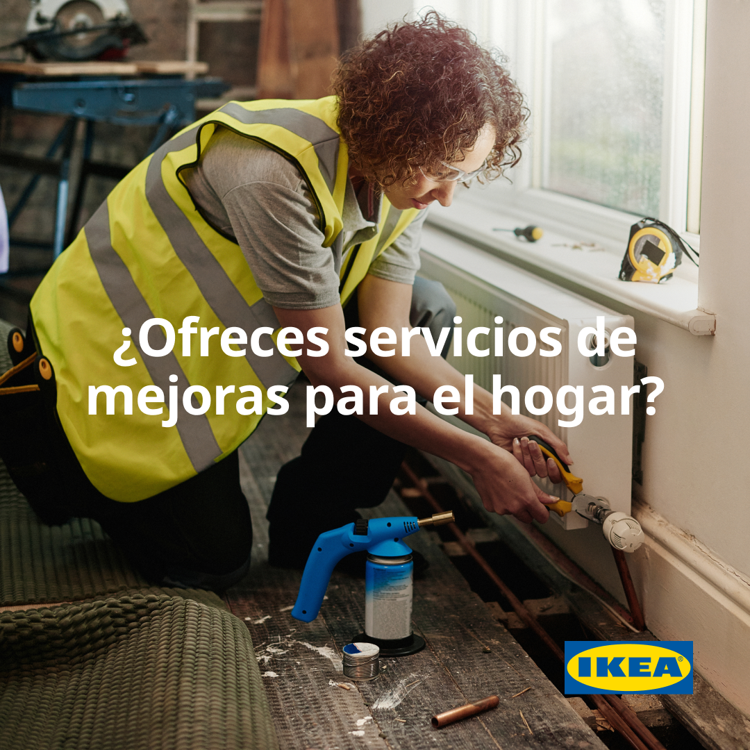 IKEA Facebook ad: Ofrece tus servicios de mejoras para el hogar…