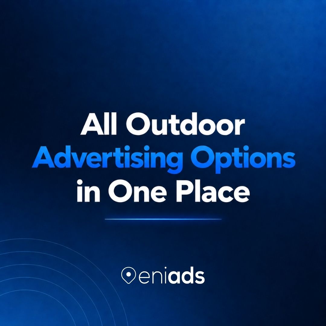 Eniads Facebook ad: All Outdoor Advertising Options in One Place