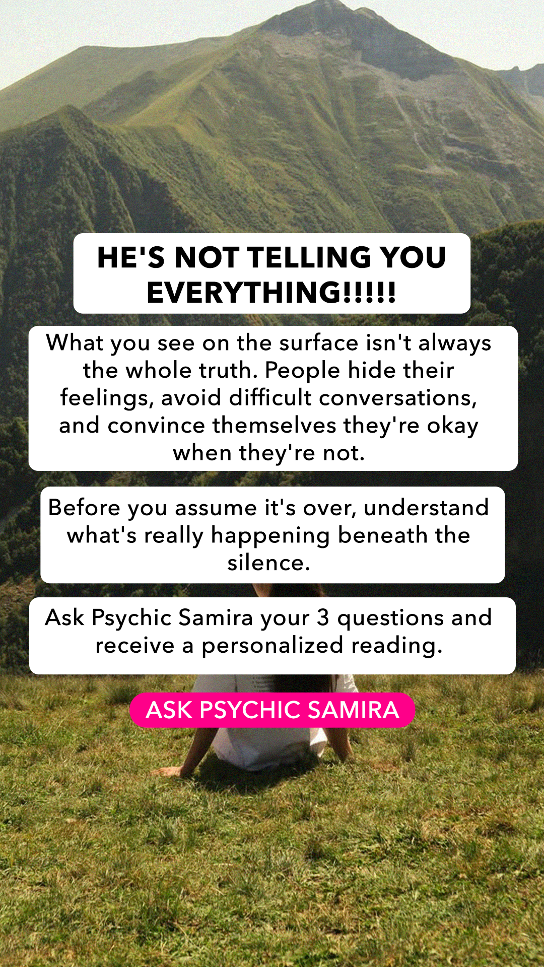 Psychic Samira Facebook ad