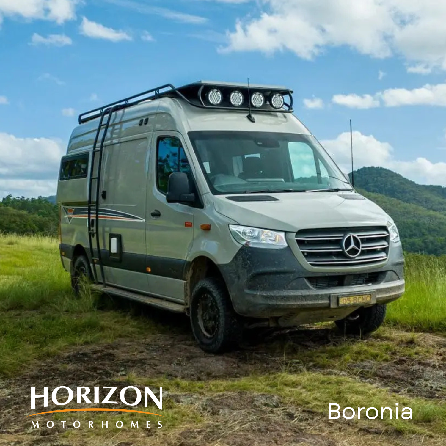 Horizon Motorhomes Facebook ad: Off-Road Ready 4x4 Mercedes Sprinter Horizon Motorhomes…