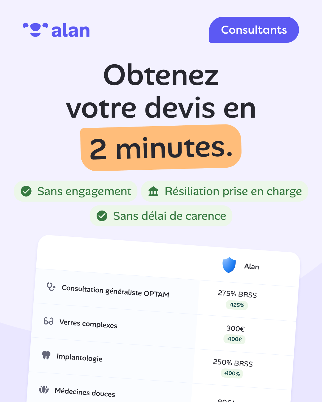 Alan Facebook ad