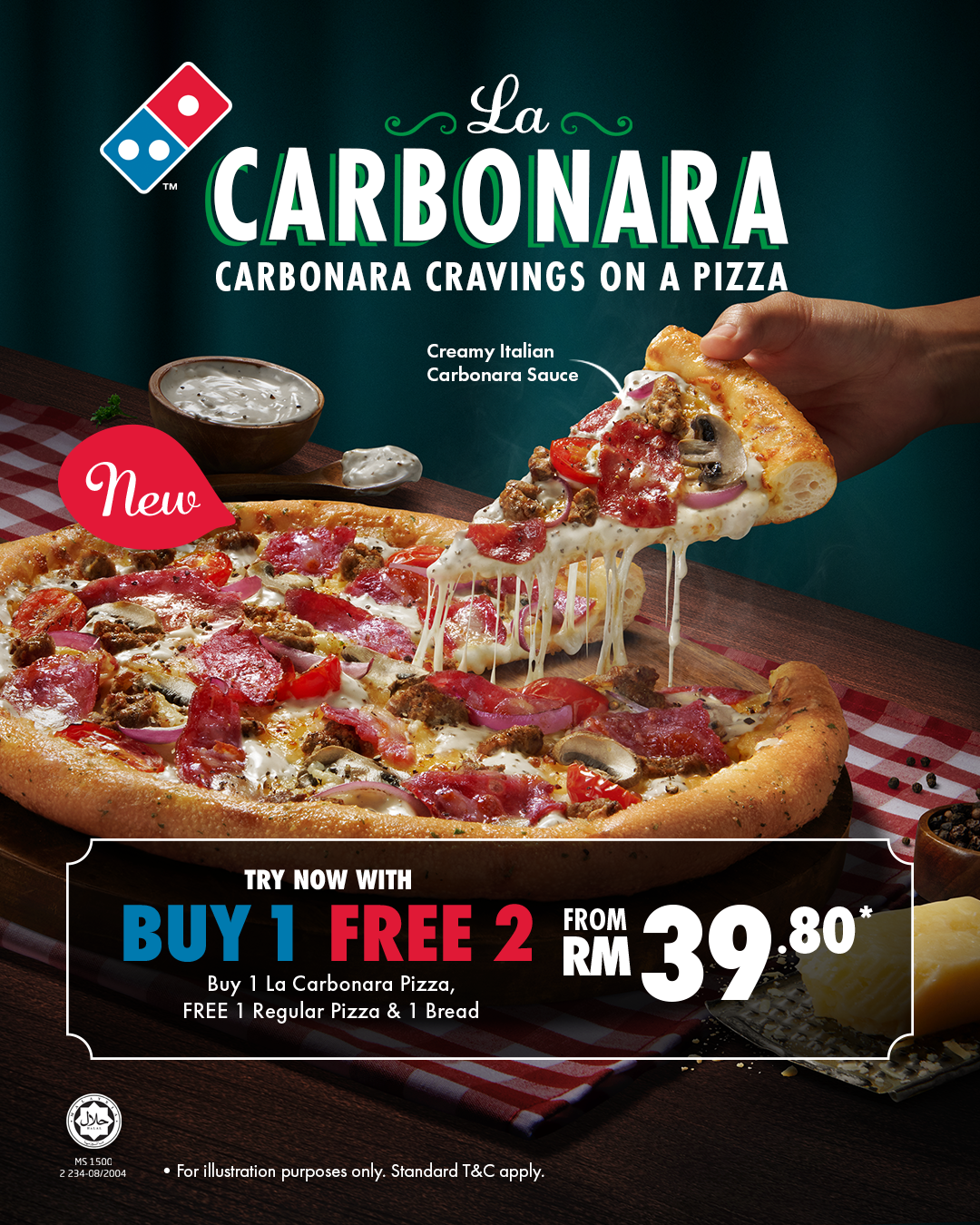Domino's Pizza Malaysia Facebook ad from Nov 20, 2025