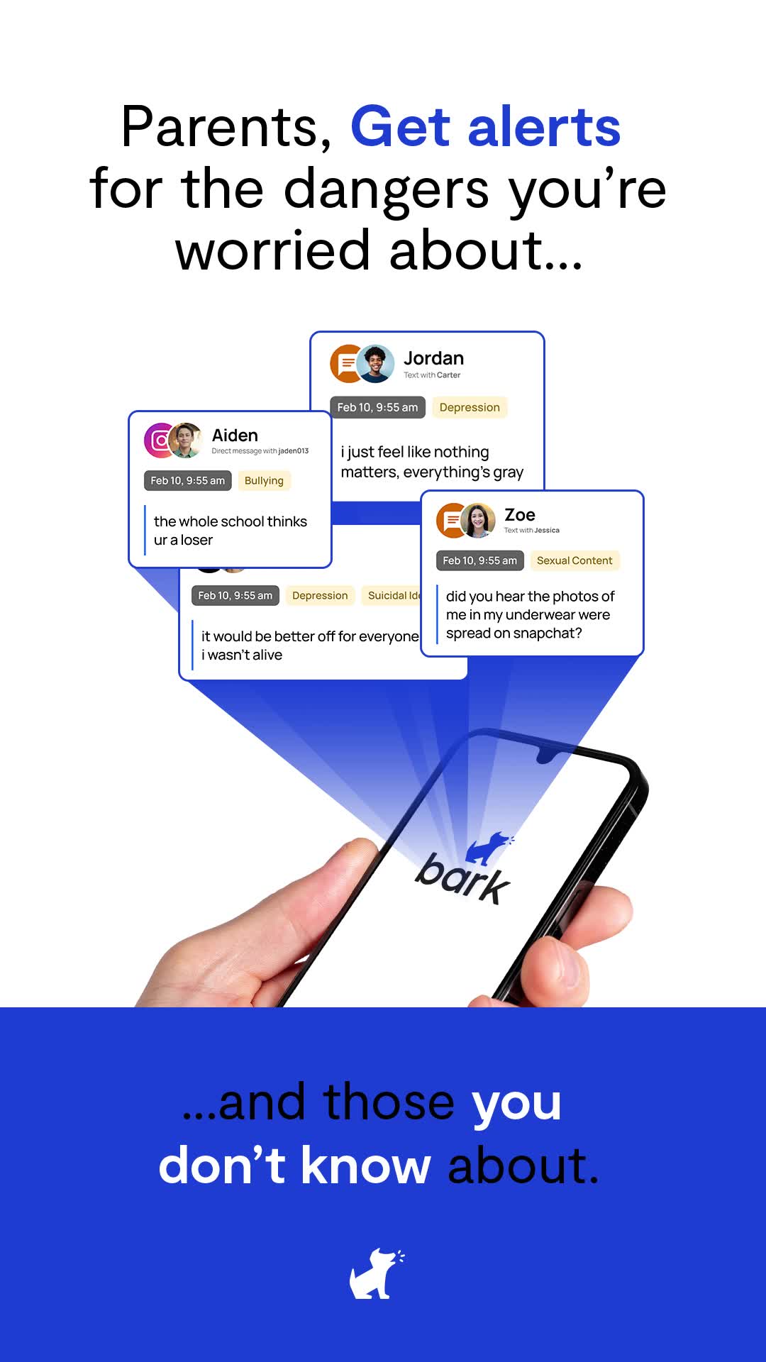 Bark - Parental Controls Facebook ad