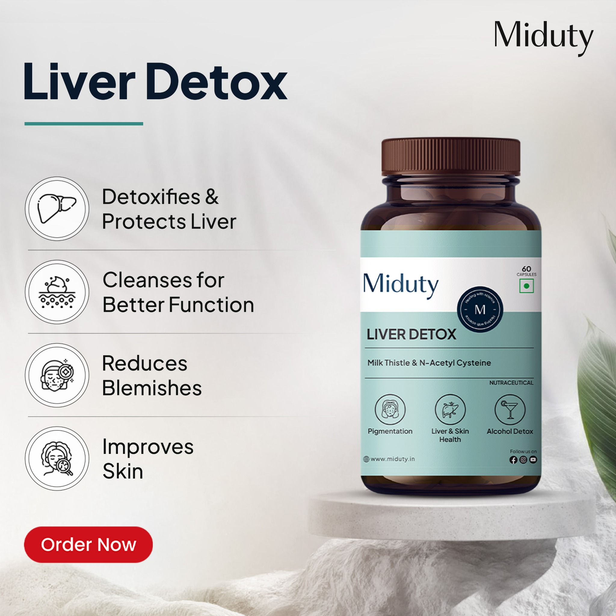 Miduty Facebook ad: Your Health, Our Mission