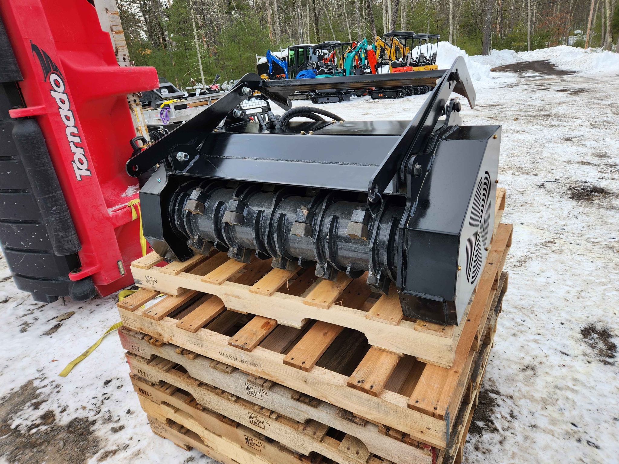 Pat Gallagher Facebook ad: Mini Skidsteer drum mulcher Kubota, Vermeer, Ditchwitch…