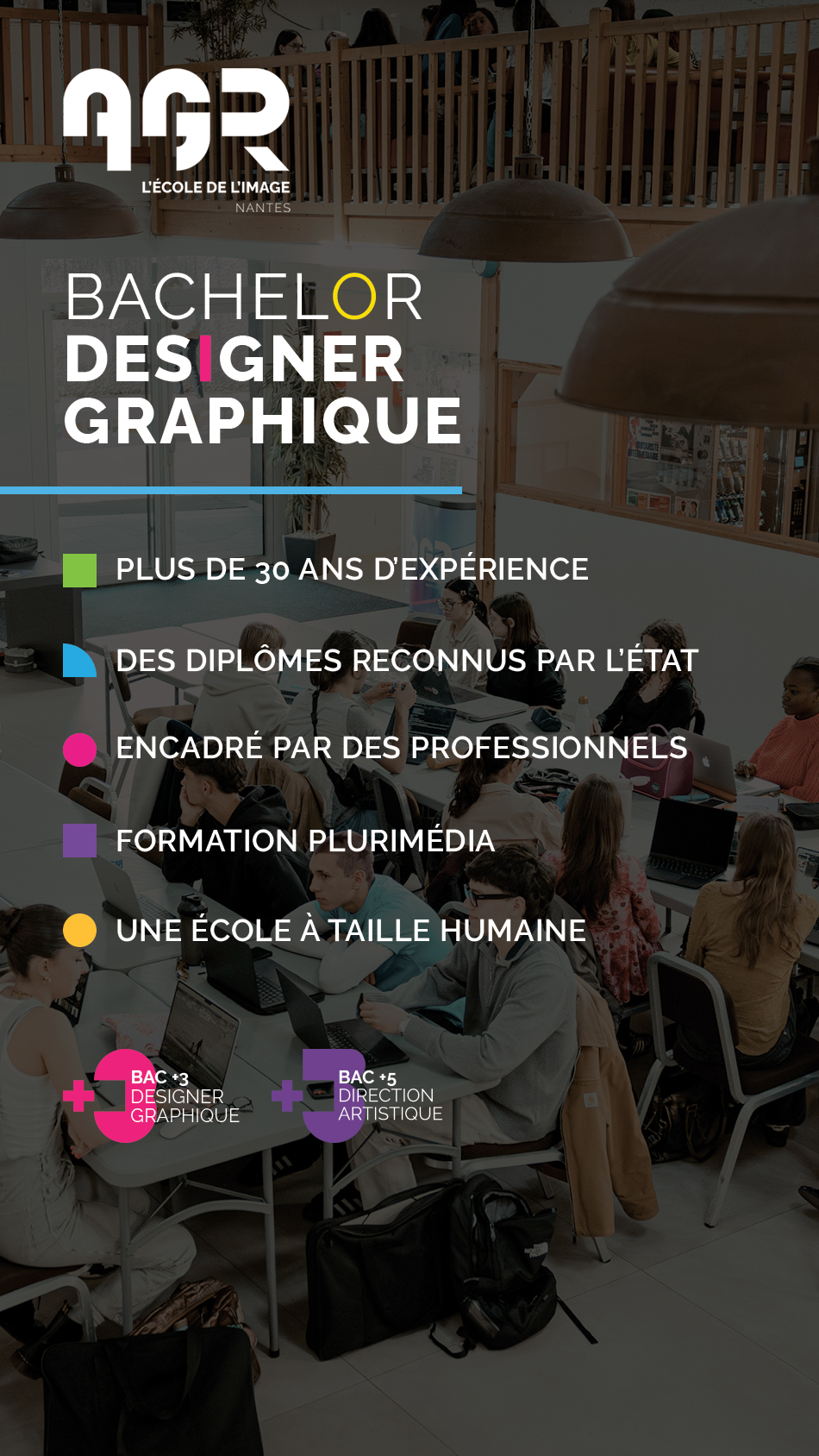 AGR l'école de l'image Facebook ad from May 21, 2026