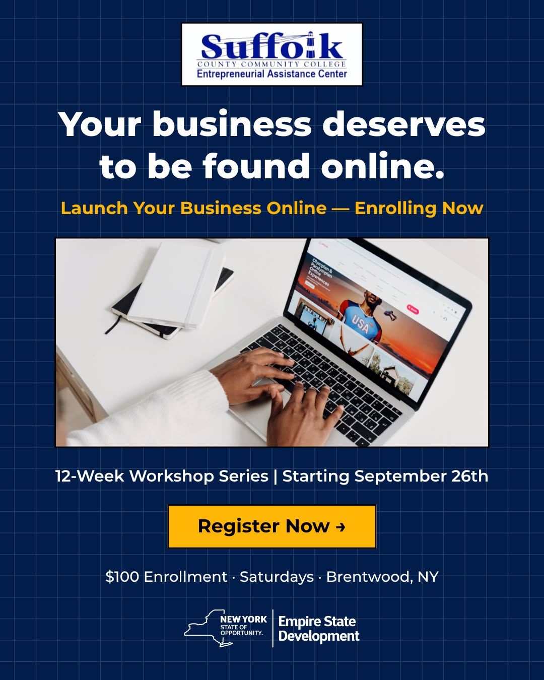 SCCC Entrepreneurial Assistance Center Facebook ad