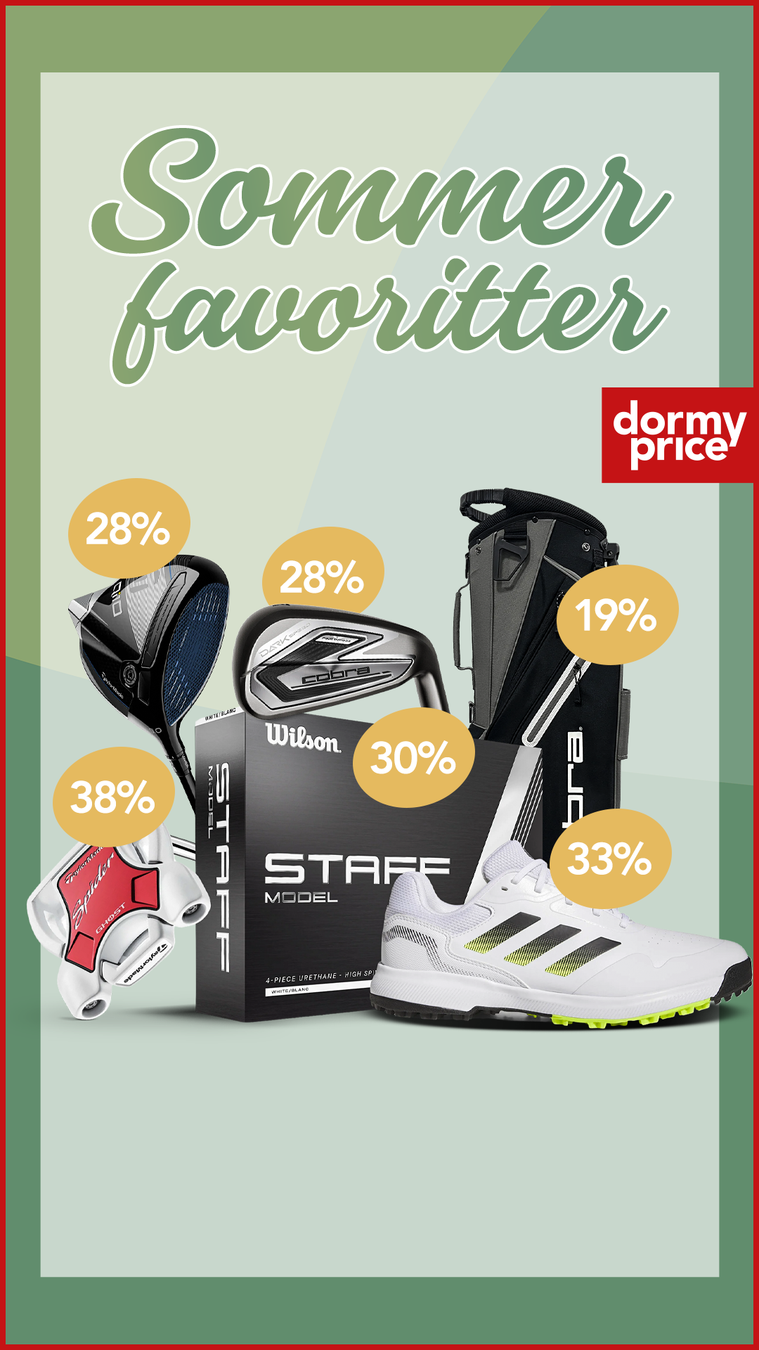 Dormy Golf Facebook ad