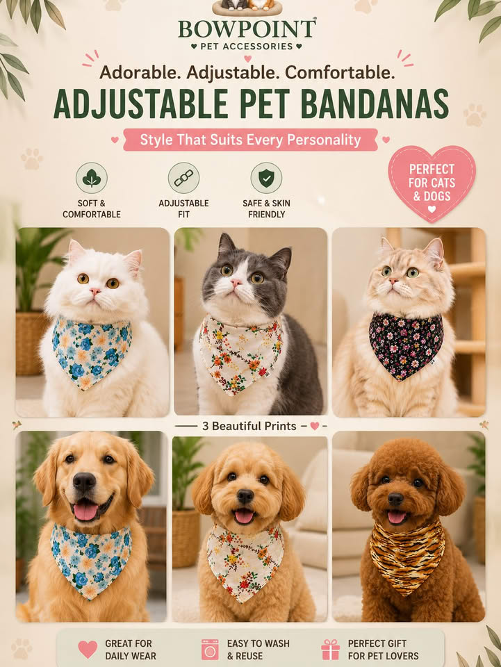 The Bow point ~ (Pet accessories) Facebook ad