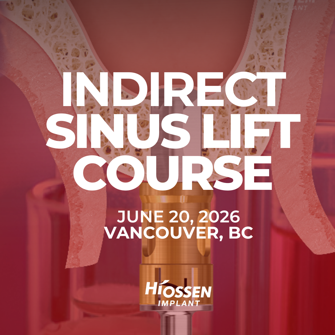 Hiossen Implant Canada Facebook ad: Sinus Elevation Made Simple and Safe