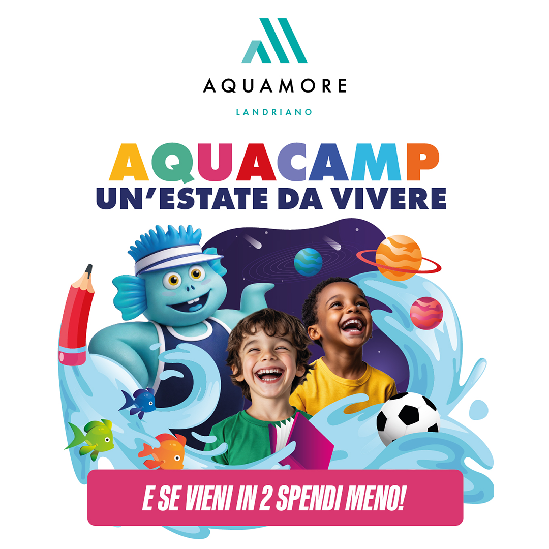 Aquamore Landriano Facebook ad from Mar 24, 2026