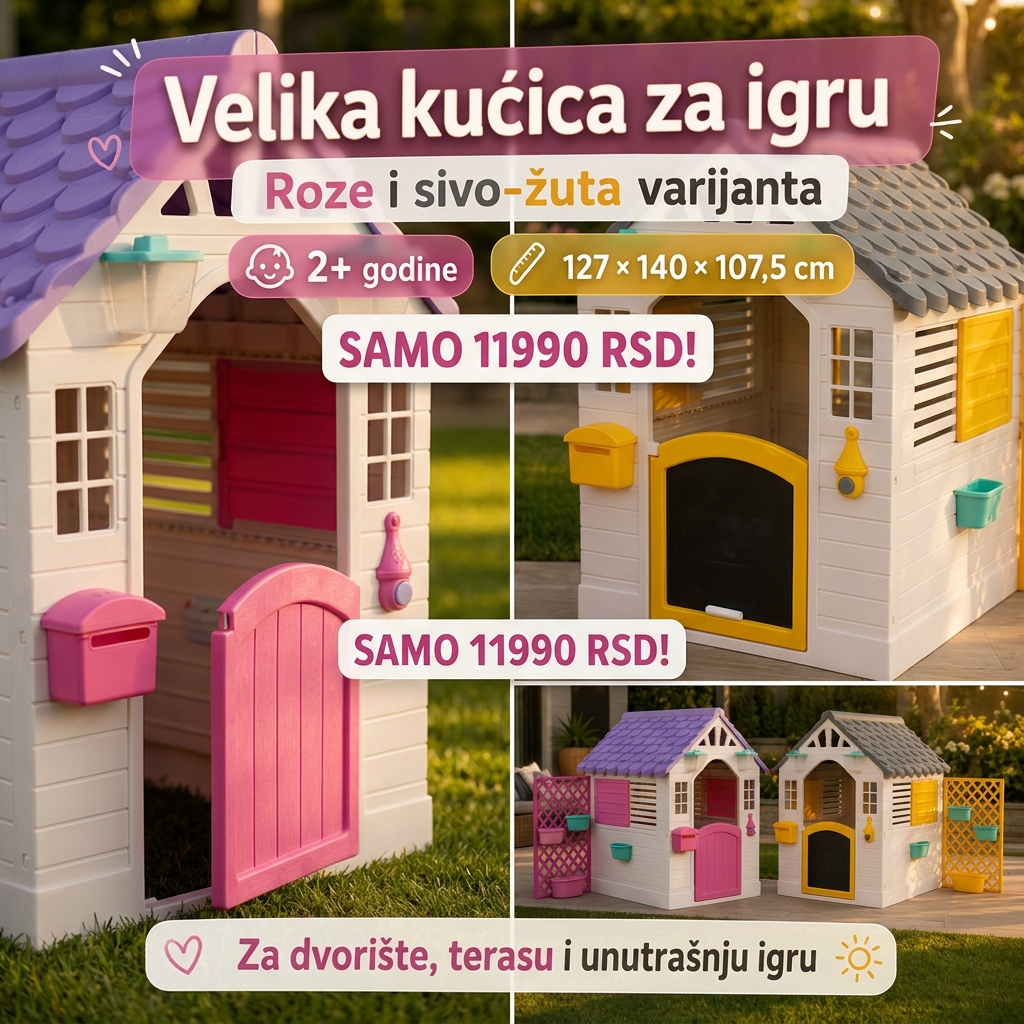 Super Igracke Facebook ad: Velika kućica za gru