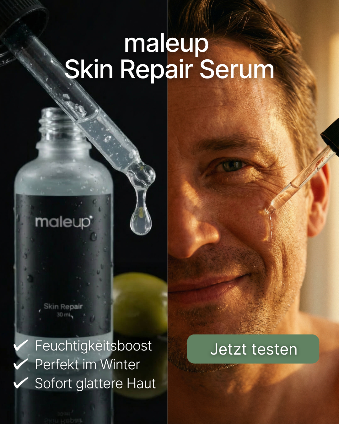 MaleUp Facebook ad