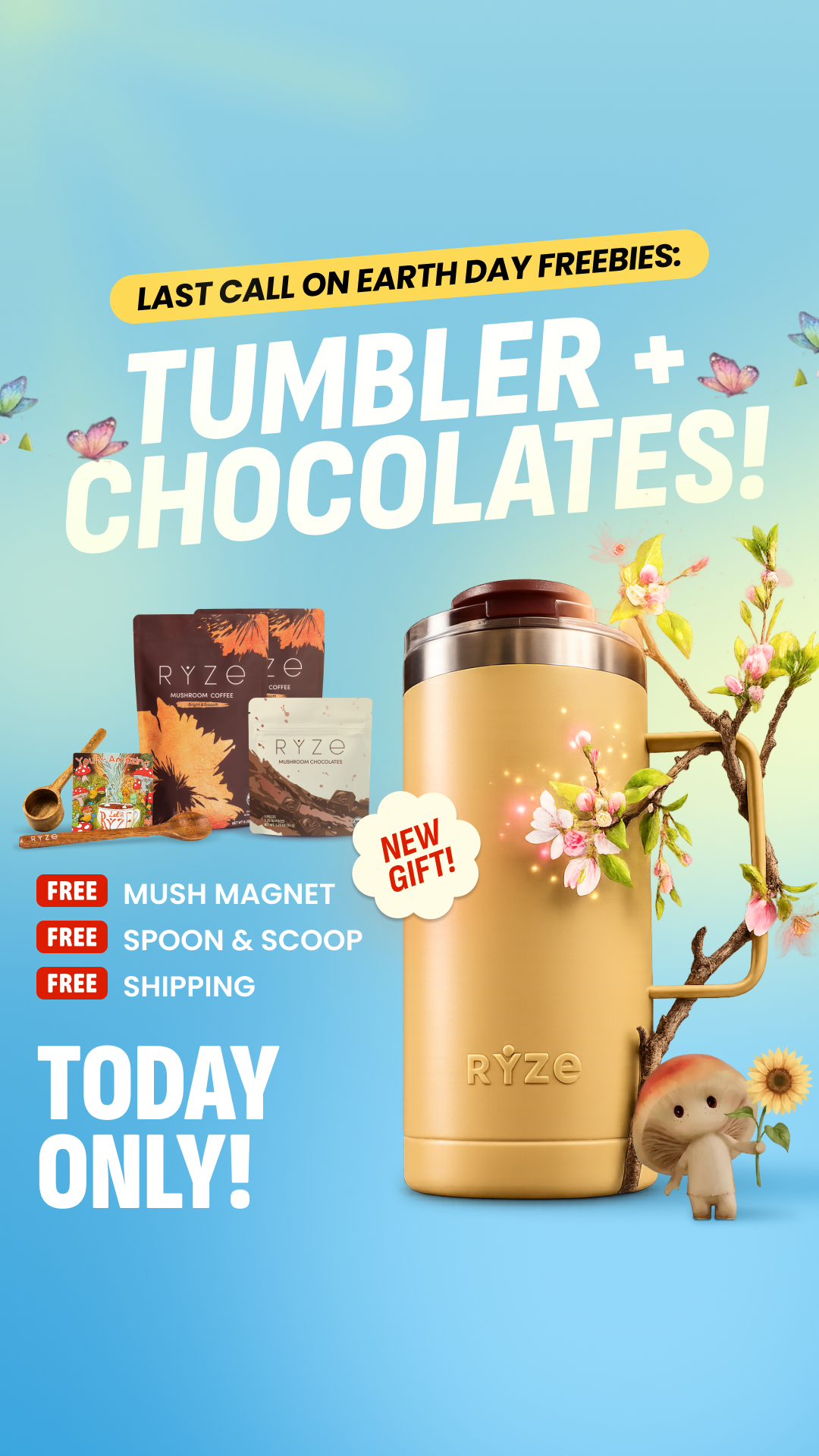 RYZE Superfoods Facebook ad