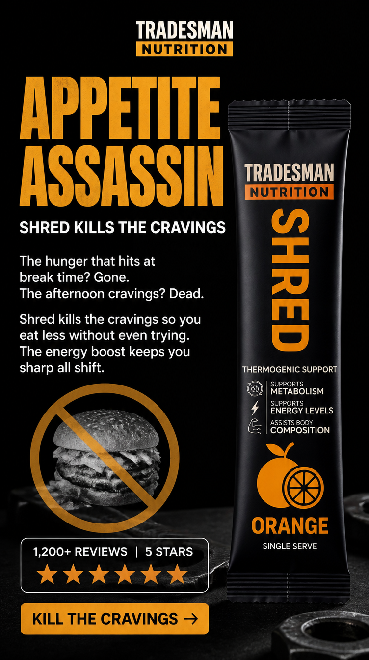 Tradesman Nutrition Facebook ad