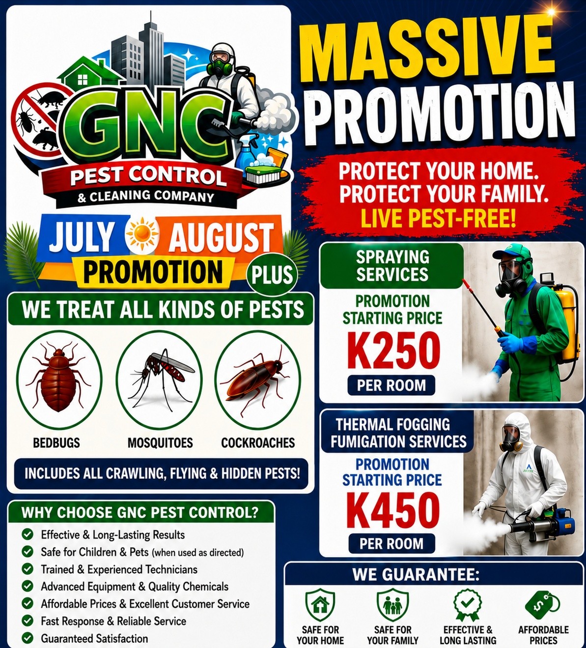GNC Pest Control And Cleaning Services Facebook ad