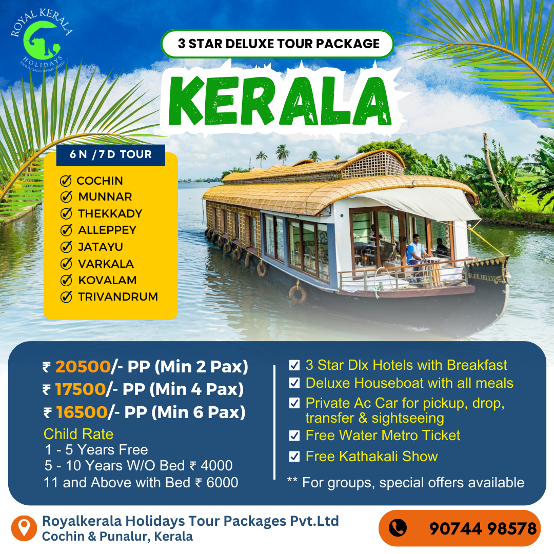 Royal Kerala Holidays Facebook ad