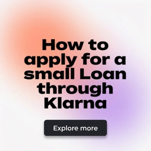 The Job Junction Facebook ad: Small Loans via Klarna: Learn How They Work
