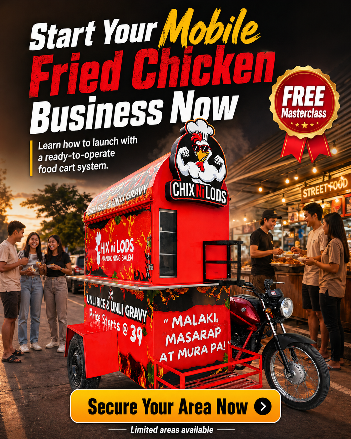 Chix ni Lods Facebook ad: Start A Business With A System Already Built For You