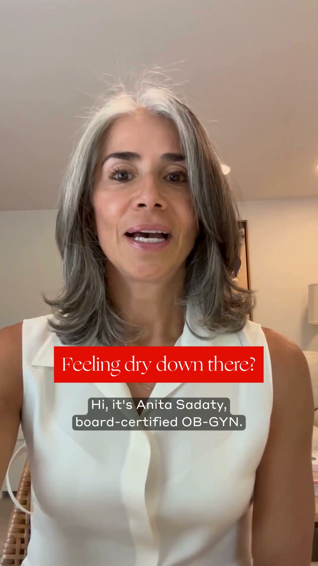 Womaness Facebook ad: Clinically Studied Relief for Vaginal Dryness