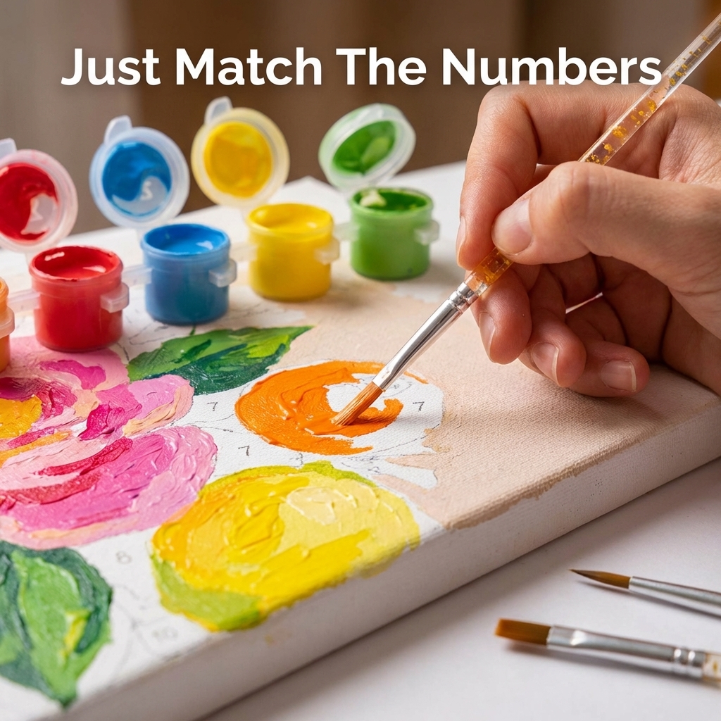 Paint by Numbers - DIY Facebook ad