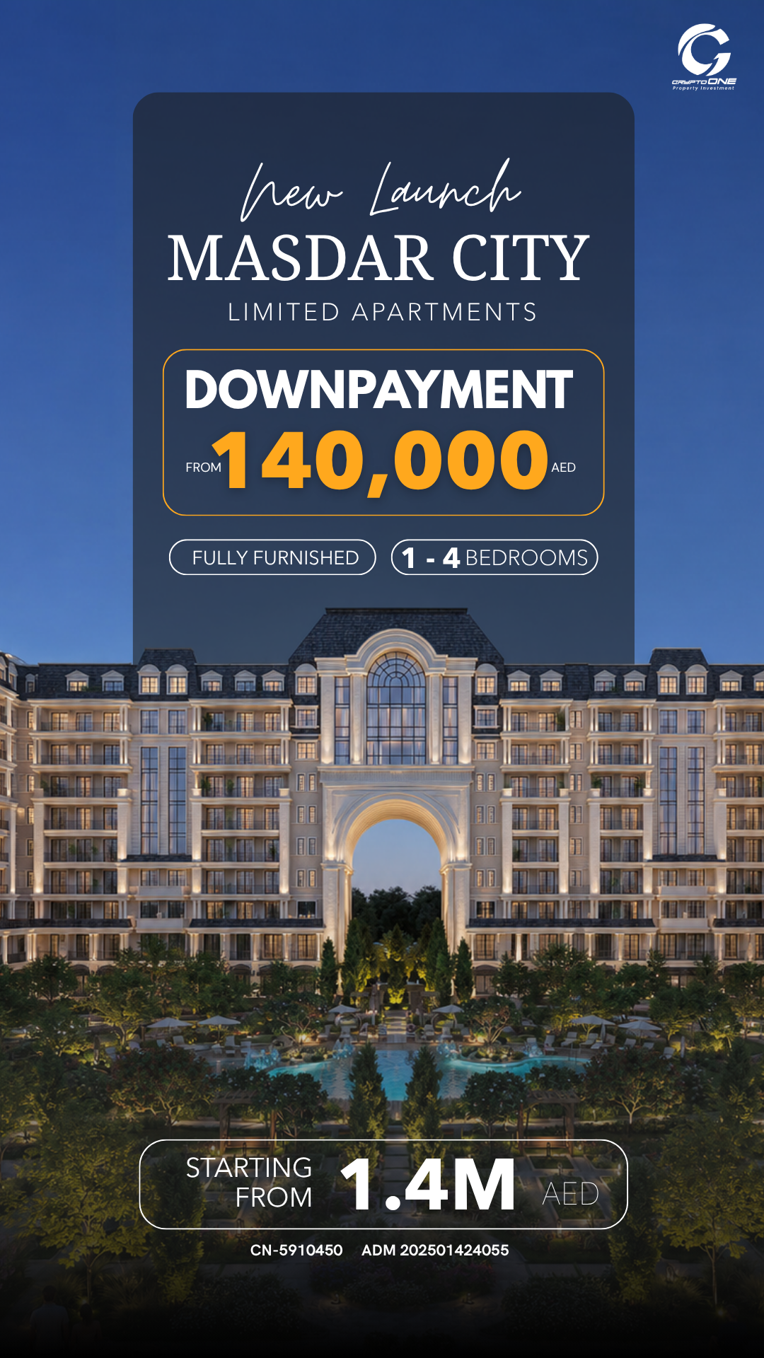 Crypto1 Property Investment Facebook ad